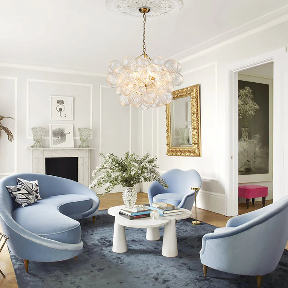 Crystal Bubble Orb Chandelier