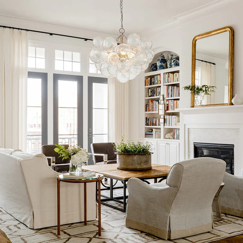 Crystal Bubble Orb Chandelier