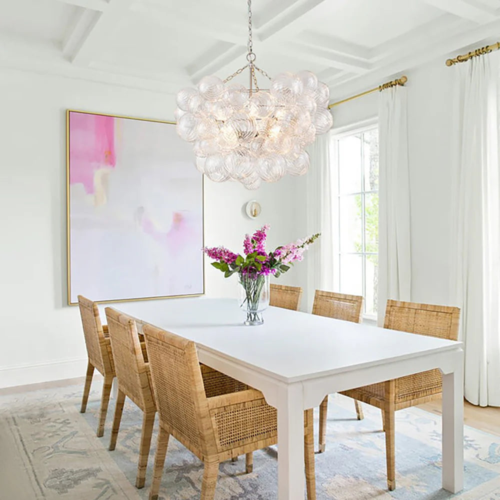 Crystal Bubble Orb Chandelier
