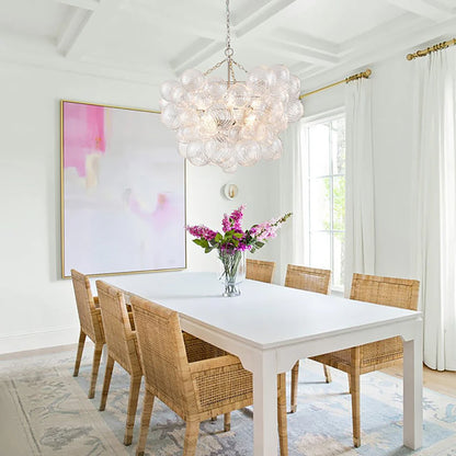 Crystal Bubble Orb Chandelier