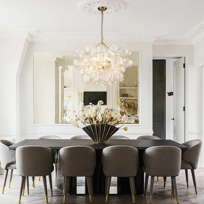 Crystal Bubble Orb Chandelier