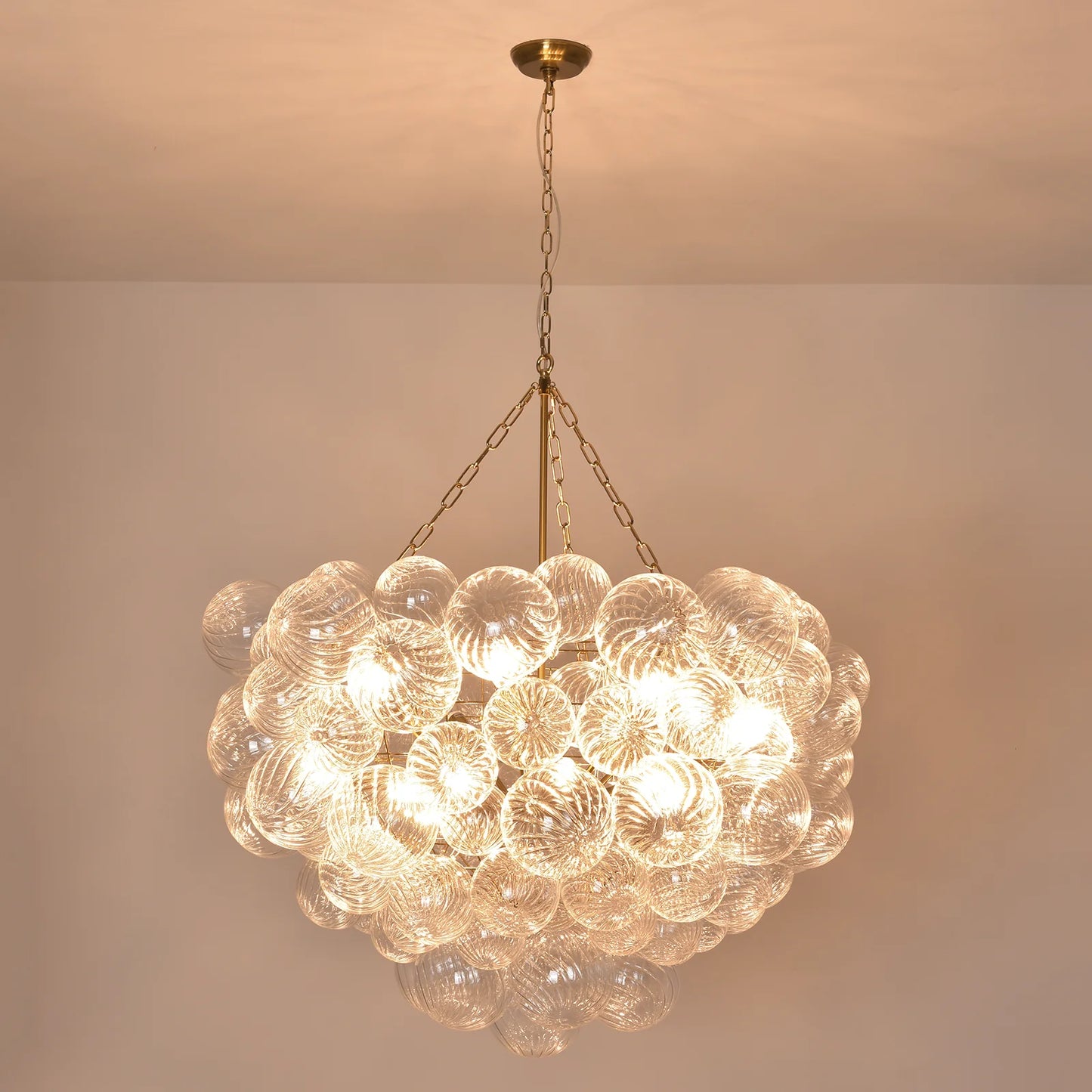 Crystal Bubble Orb Chandelier