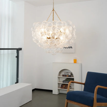 Crystal Bubble Orb Chandelier