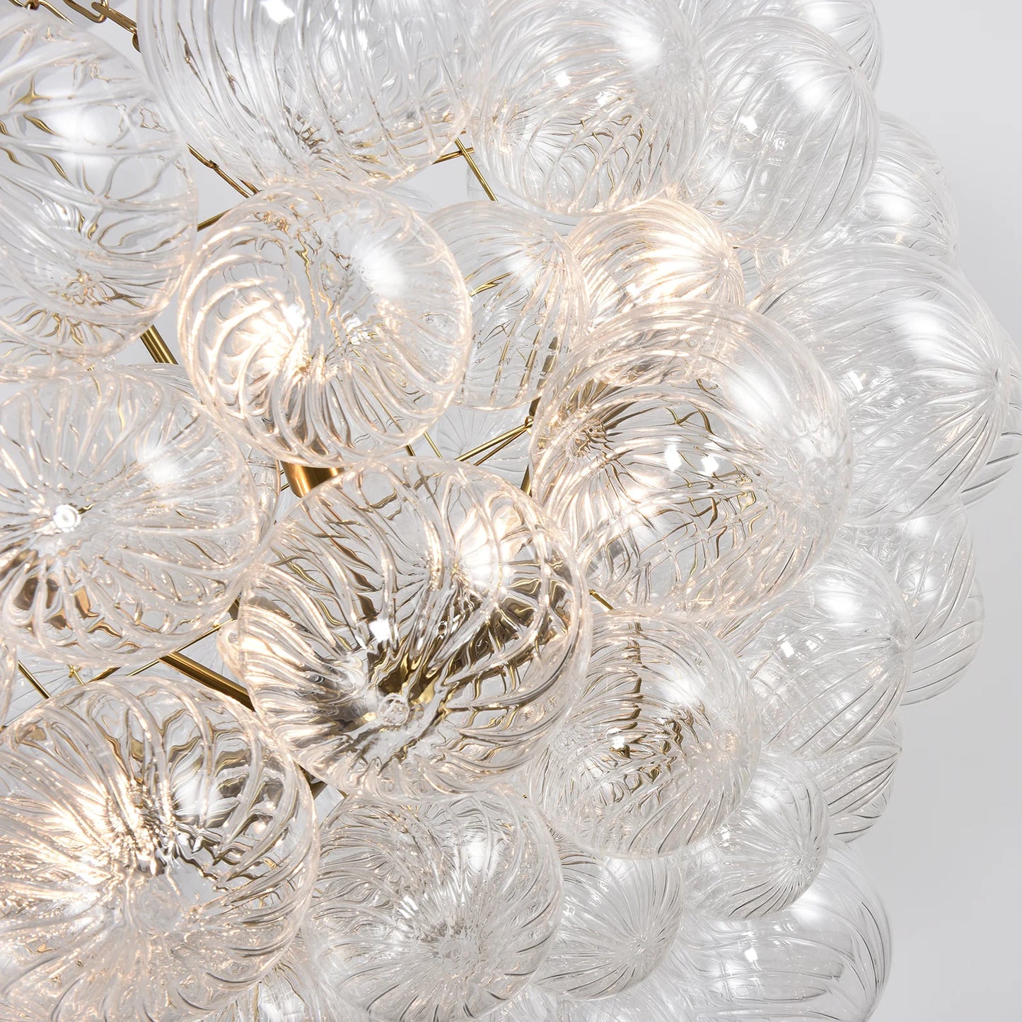 Crystal Bubble Orb Chandelier