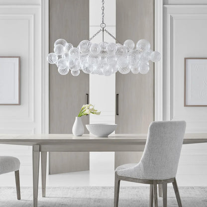 Crystal Bubble Orb Chandelier