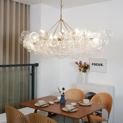 Crystal Bubble Orb Chandelier