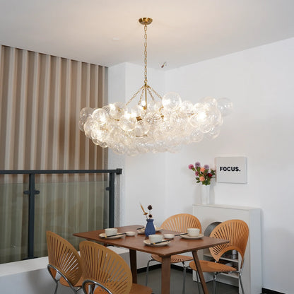 Crystal Bubble Orb Chandelier