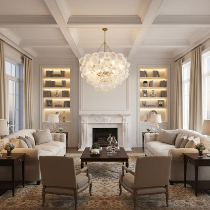 Crystal Bubble Orb Chandelier
