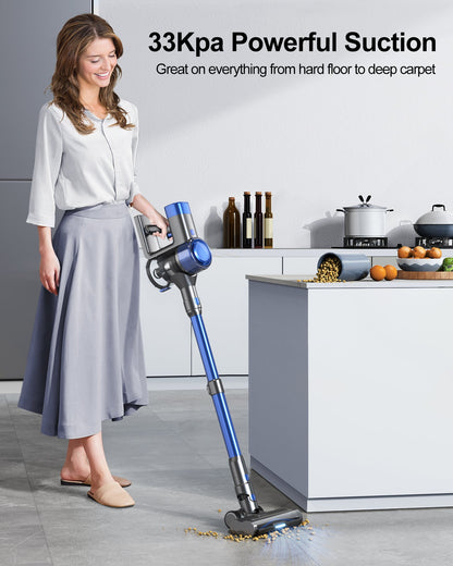Buture VC50 Blue Cordless Vacuum Cleaner | 450W 33KPA