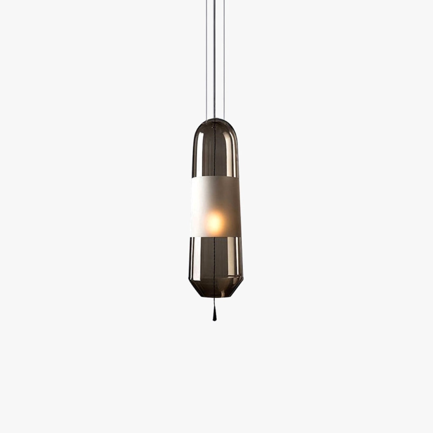 Capsule Prism Glass Pendant