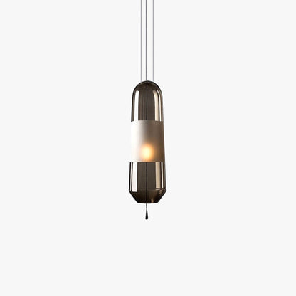 Capsule Prism Glass Pendant