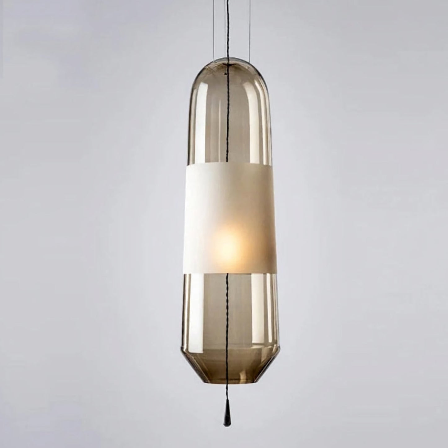 Capsule Prism Glass Pendant