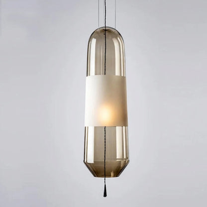 Capsule Prism Glass Pendant
