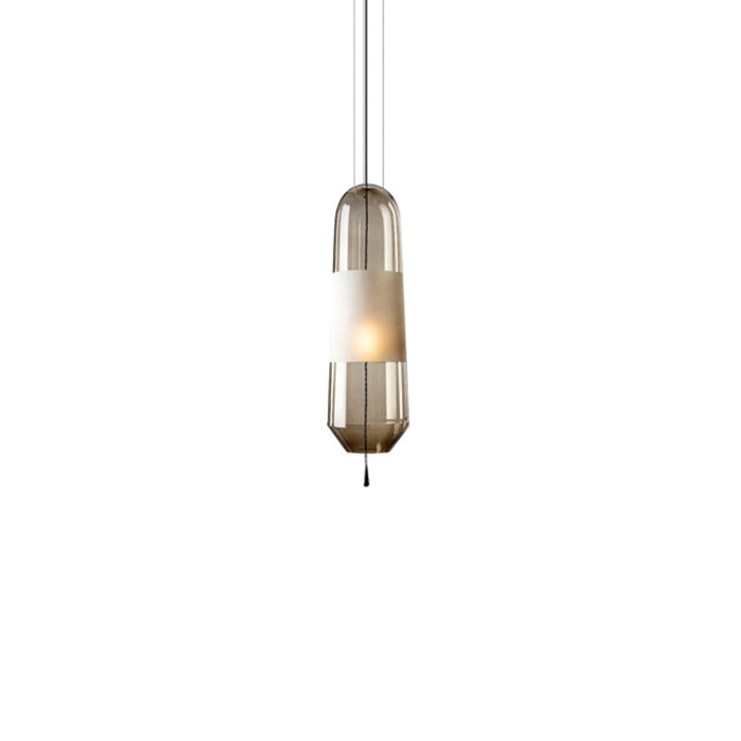 Capsule Prism Glass Pendant