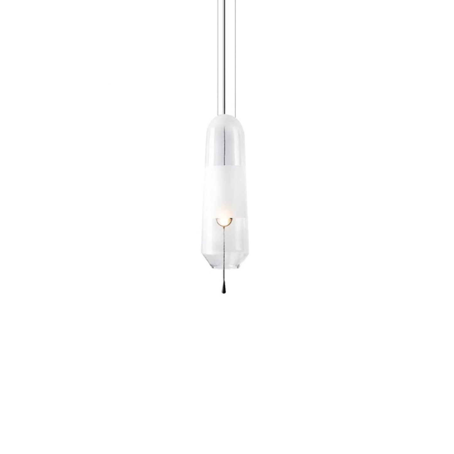 Capsule Prism Glass Pendant