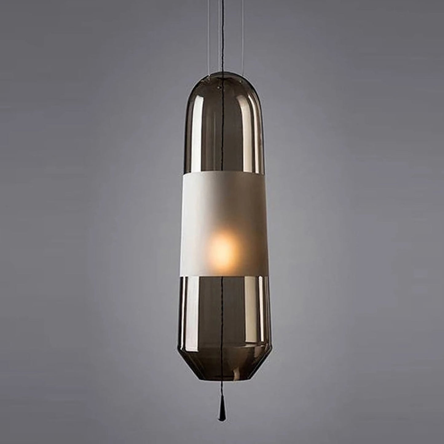 Capsule Prism Glass Pendant
