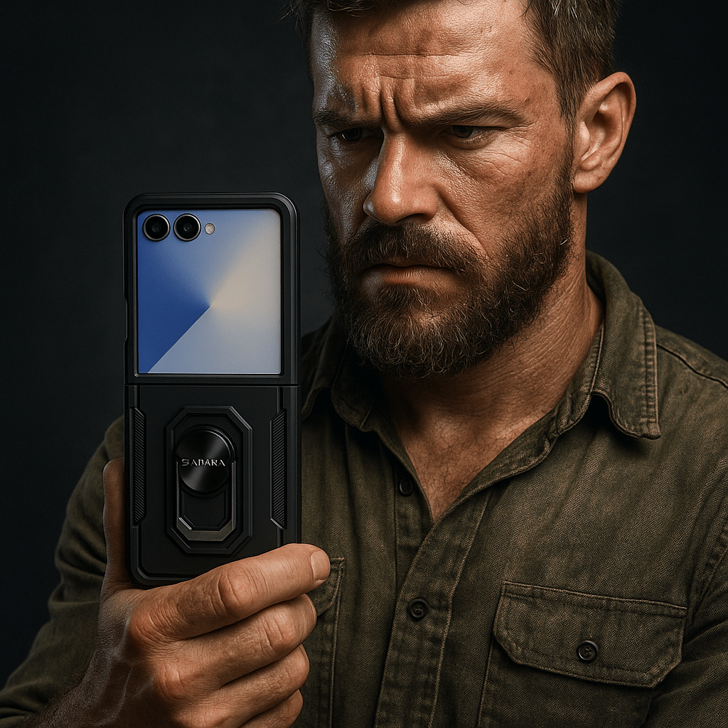 Samsung Galaxy Z Flip7 Case - Heavy-Duty, Kickstand Anti-Slip Design | Raider Series
