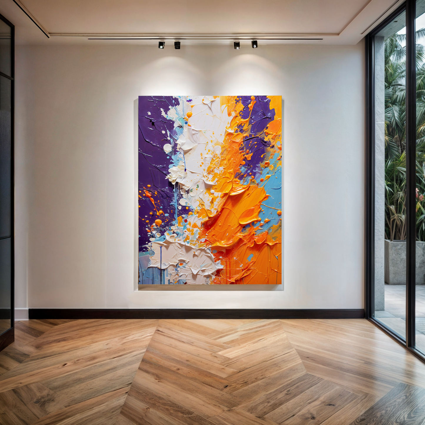 Canvas Print: Prism‑Edge Abstraction