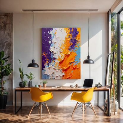 Canvas Print: Prism‑Edge Abstraction