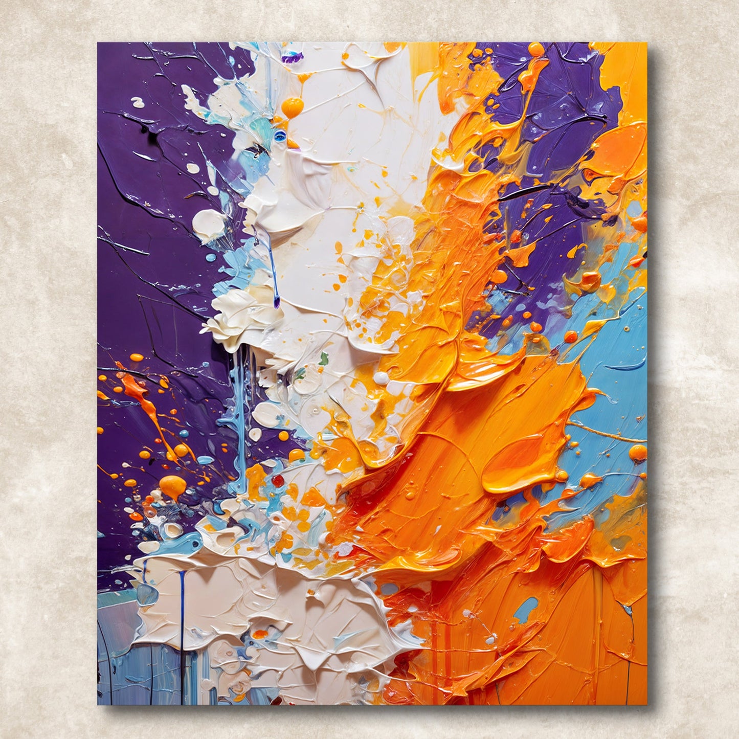 Canvas Print: Prism‑Edge Abstraction