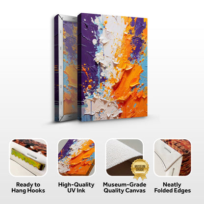 Canvas Print: Prism‑Edge Abstraction