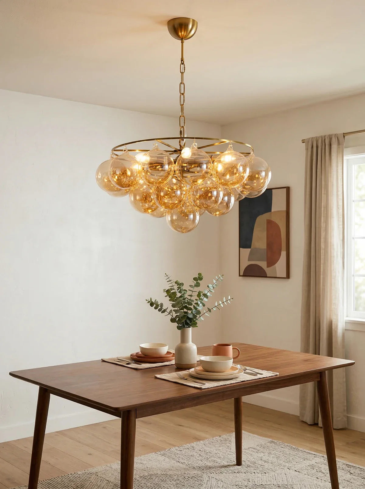Modern Bubble Sphere Chandelier