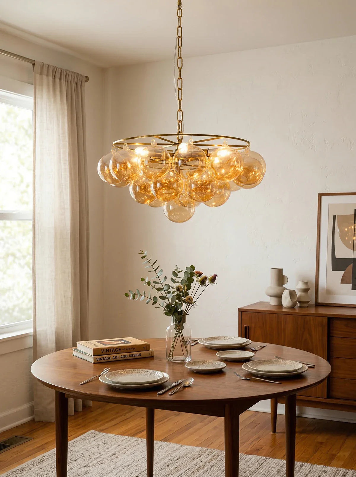 Modern Bubble Sphere Chandelier