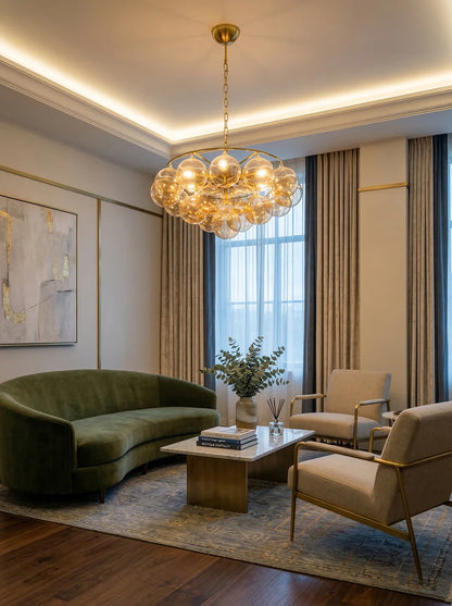 Modern Bubble Sphere Chandelier