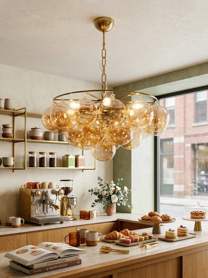 Modern Bubble Sphere Chandelier