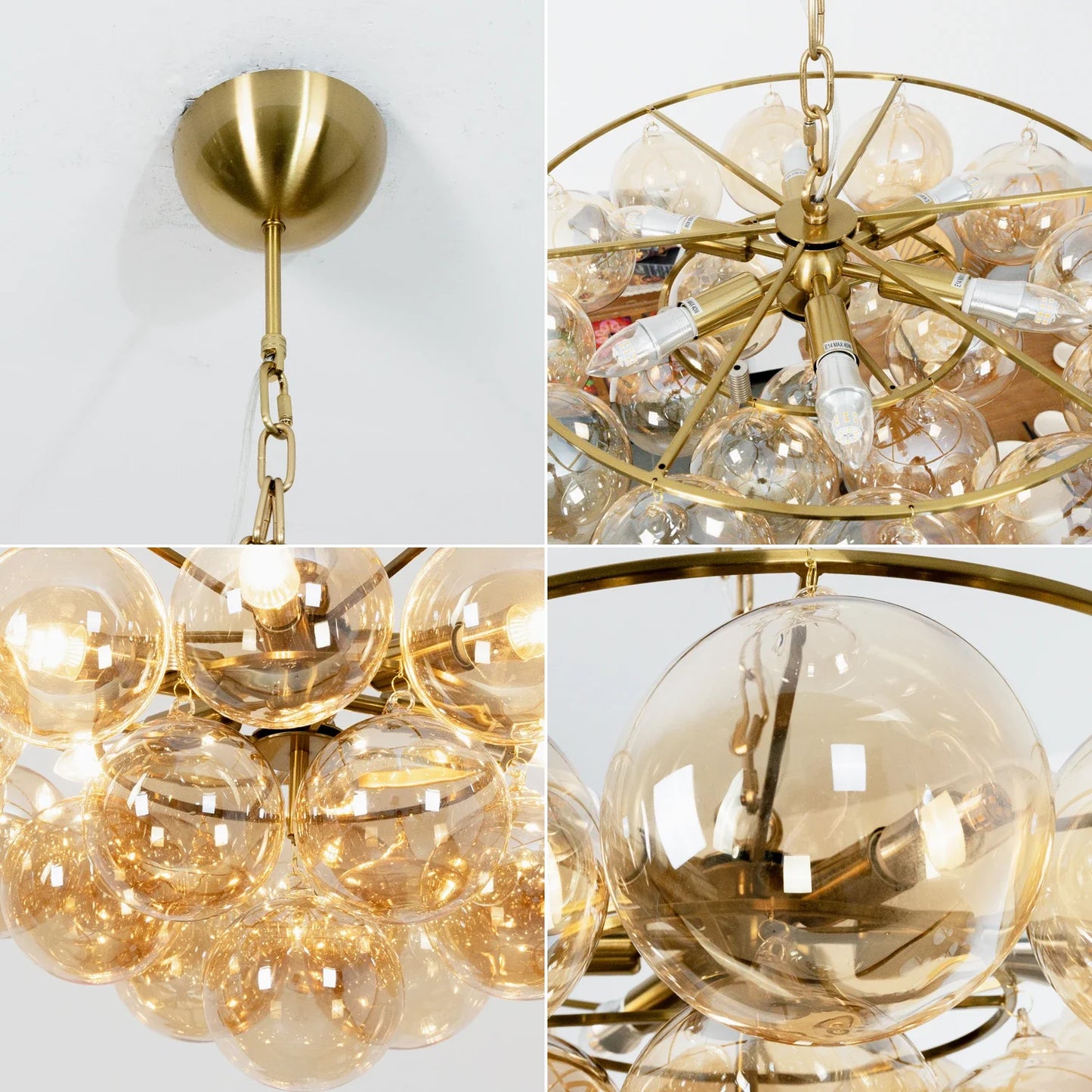 Modern Bubble Sphere Chandelier