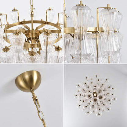 Clepsydra Murano Celestine Chandelier