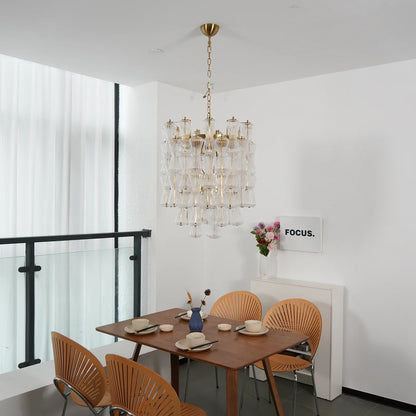 Clepsydra Murano Celestine Chandelier