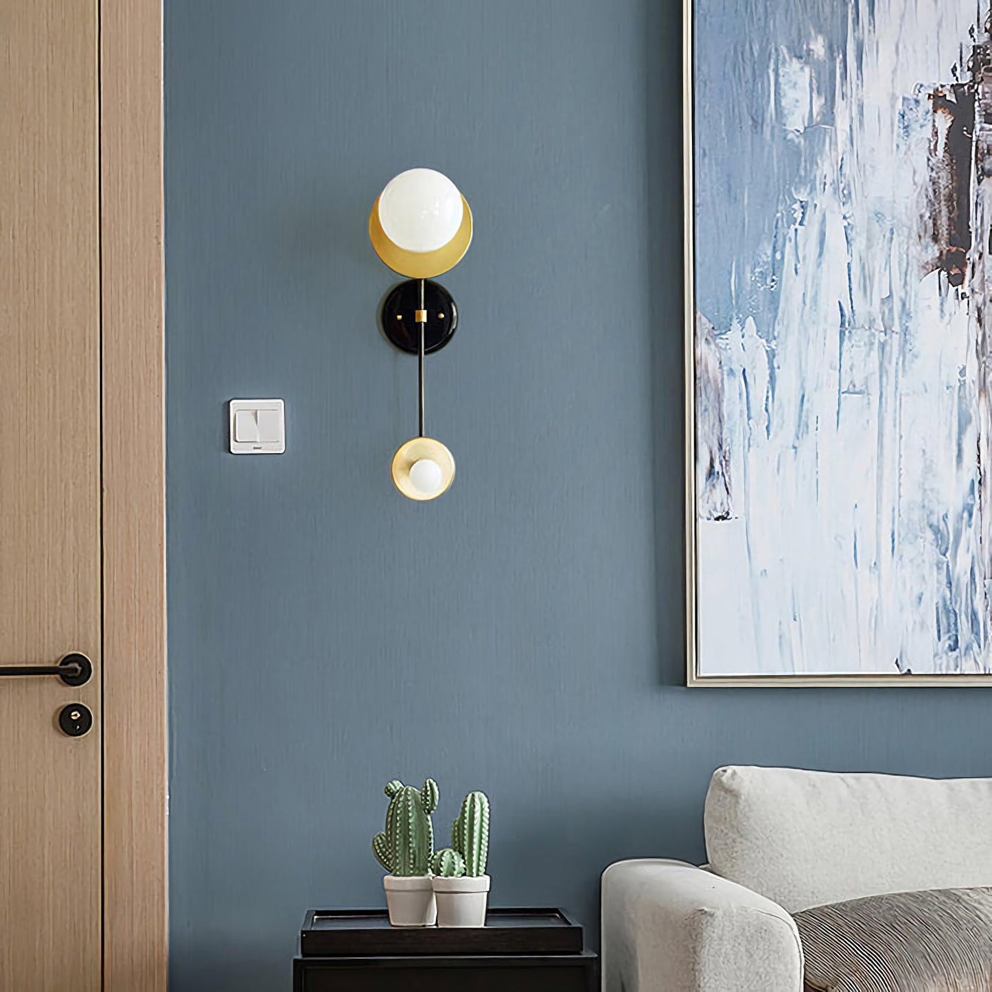 Modern Geometric Composition Sconce