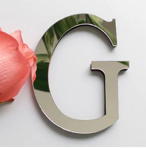 3D Acrylic Mirror Letter Wall Stickers for Decor