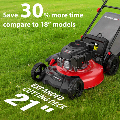 21 " 170cc Gas Self-Propelled 3-in-1 Lawn Mower DB8621S