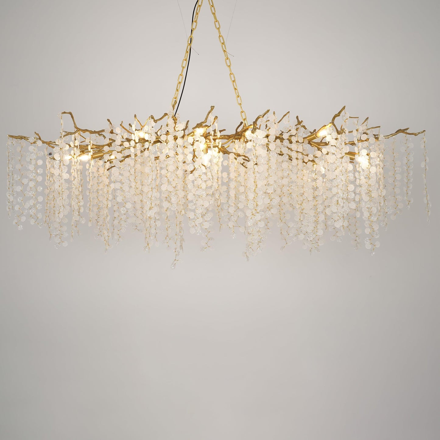 Shiro Noda Crystal Pendant Chandelier