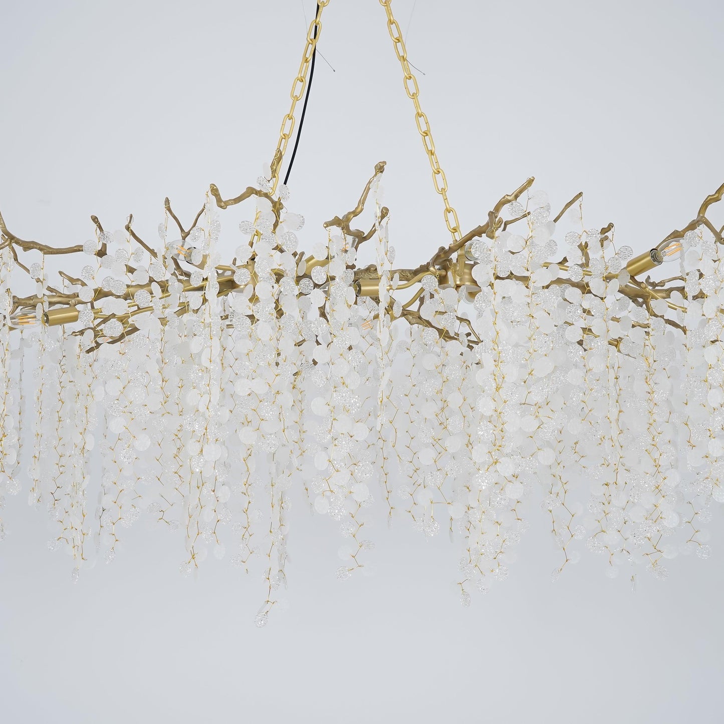 Shiro Noda Crystal Pendant Chandelier