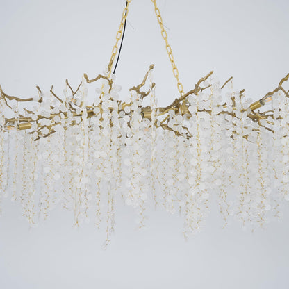 Shiro Noda Crystal Pendant Chandelier