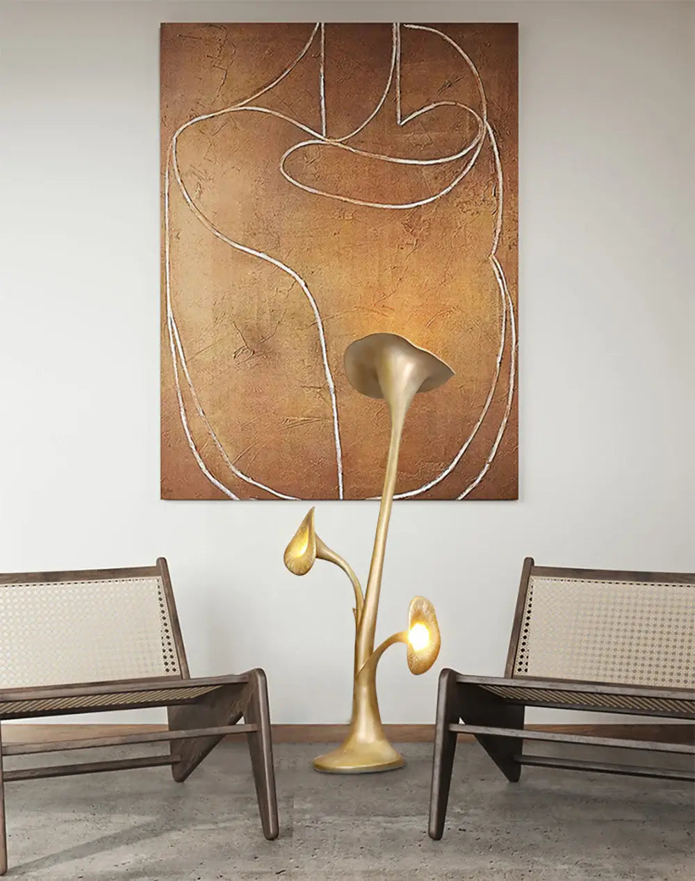 Petunia Blossom Floor Lamp