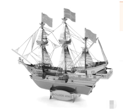 DIY 3D Nano Metal Puzzle Assembly Model
