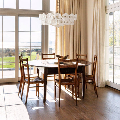 Luxe Solaris Murano Disc Chandelier