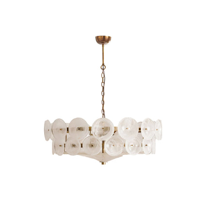 Luxe Solaris Murano Disc Chandelier