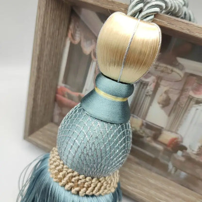 Braided Tassel Tiebacks for Window Curtains (1 Pair)