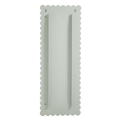 Emmeline Scalloped Rectangle Floor Mirror by Modway