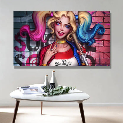 HD Suicide Squad Oil Painting Wall Art Poster Print