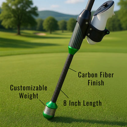 DriVR Elite - Adjustable VR Weighted Golf Club Handle Accessory - Compatible with Quest 2, 3/3s, and Pro