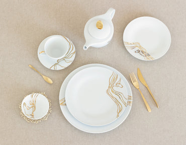 Fiume D'Oro Dinner Plate (Set of 4)