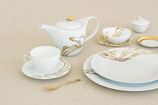 Fiume D'Oro 11-piece Tea Set - Service for 4