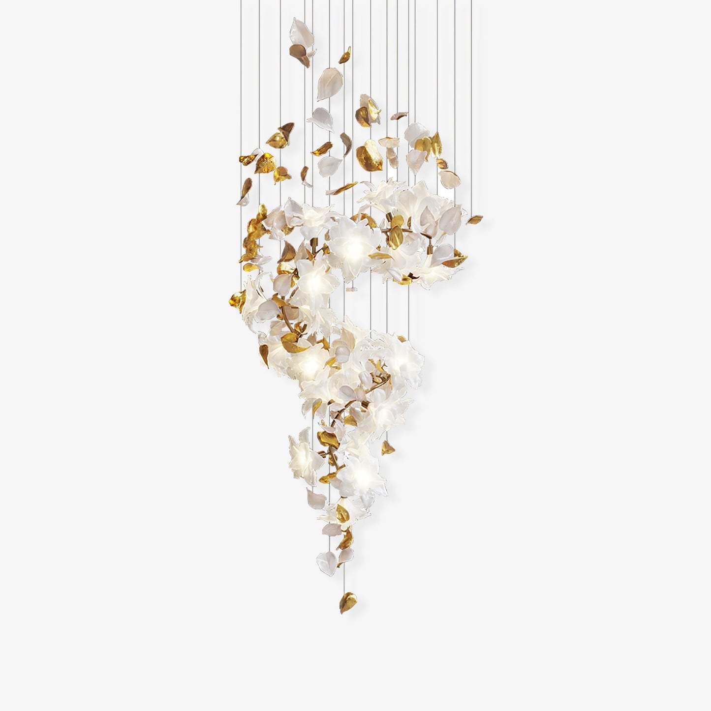 Artisan Fluttering Flying Flower Chandelier