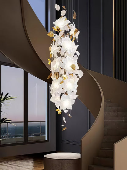 Artisan Fluttering Flying Flower Chandelier